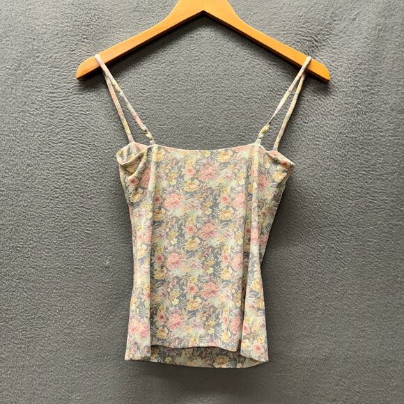 Nanushka Naomi Top Floral Tapestry Tank Pullover Womens Medium Stretch - Picture 4 of 9